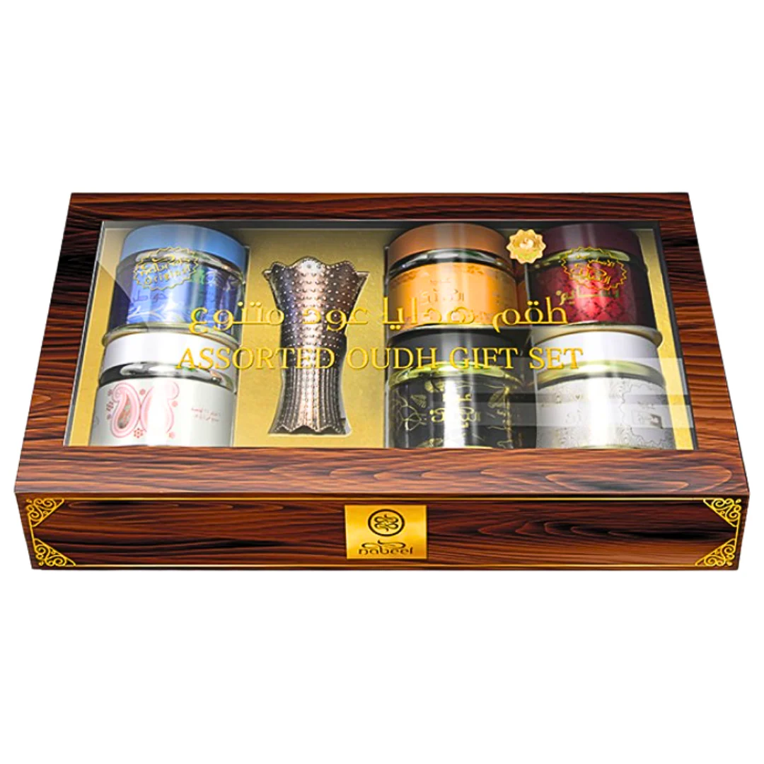 Assorted Oudh (Incense) 7 Piece Gift Set By Nabeel